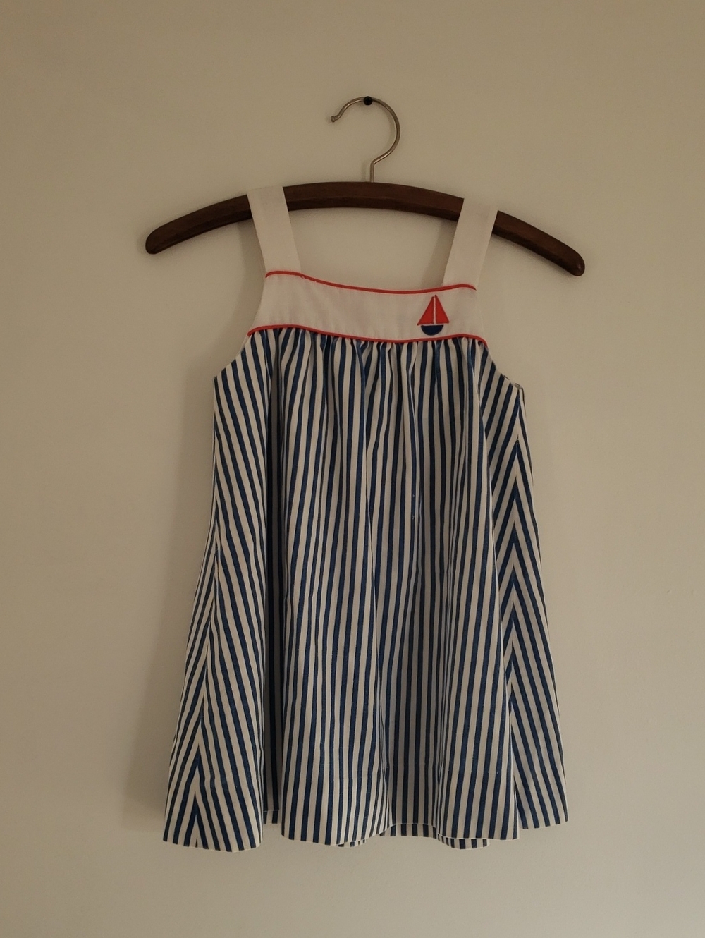 Vintage Fischel By Johnston Nautical Children's Dress
